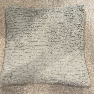 Gray decor pillow